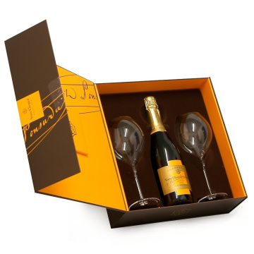 Magnetic Book Shaped Wine Packaging Box